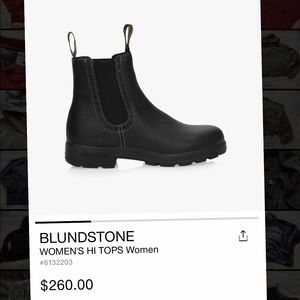 BLACK BLUNDSTONE HIGH TOP